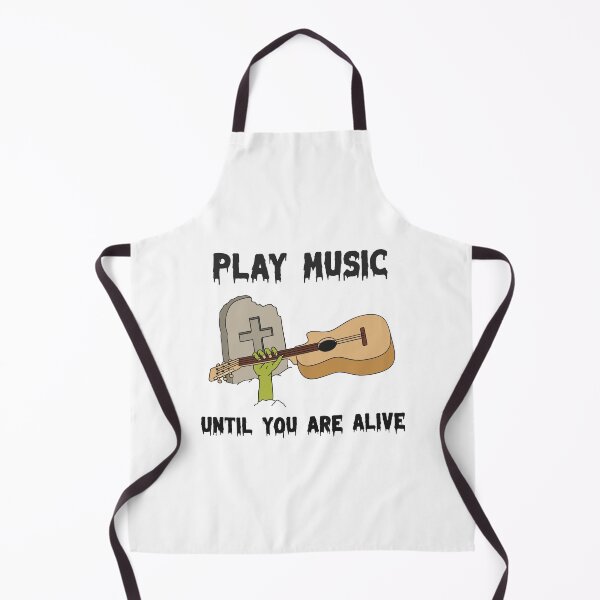 Item preview, Play Music Until You Are Alive Zombie Guitarist designed and sold by chatzous.