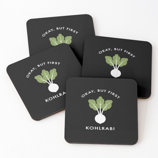 Item preview, Okay But First Kohlrabi Funny Vegetable Lover designed and sold by AntiqueImages.