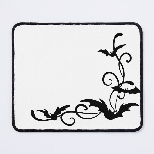 Item preview, Gothic Bats Corner Border — Elegant Flourish Halloween Silhouette designed and sold by LYAN-STORE.