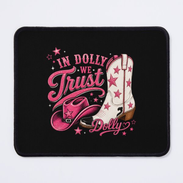 Item preview, In Dolly We Trust Dolly Parton Country Music Fan Cowgirl Western Lifestyle designed and sold by DojaminMartinez.