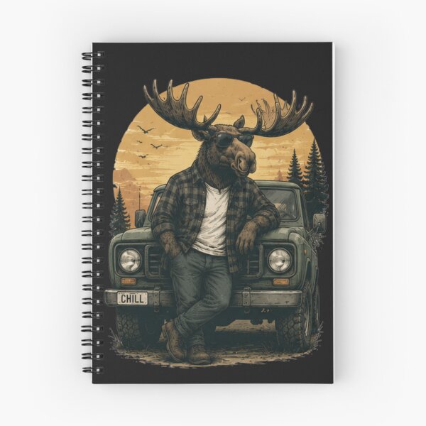 Item preview, Moose Chill Vintage Wild Icon designed and sold by IGArte.