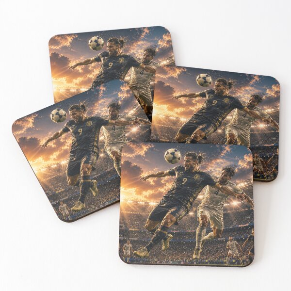 Item preview, Epic Football Battle – Soccer Players Action Stadium Sunset designed and sold by ZYVARENNE.
