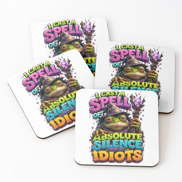 Item preview, I Cast A Spell Of Absolute Silence Upon All Idiots designed and sold by Sovereign Supply Co..