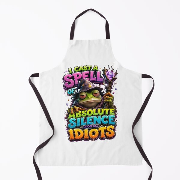 Item preview, I Cast A Spell Of Absolute Silence Upon All Idiots designed and sold by Sovereign Supply Co..
