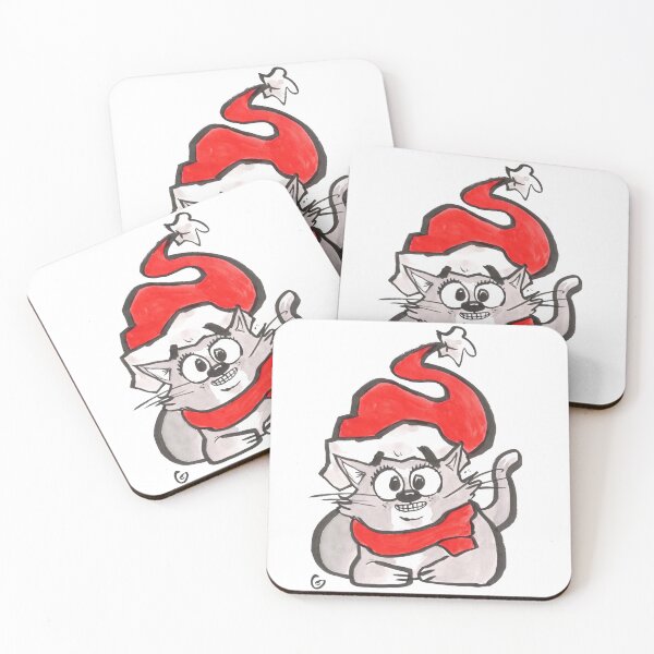 Item preview, Comfy Christmas Cat designed and sold by Grasdal.