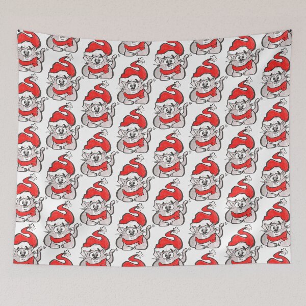 Item preview, Comfy Christmas Cat designed and sold by Grasdal.