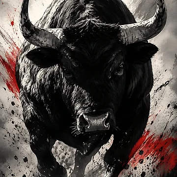 Artwork thumbnail, The Raging Bull by VisionCrafft