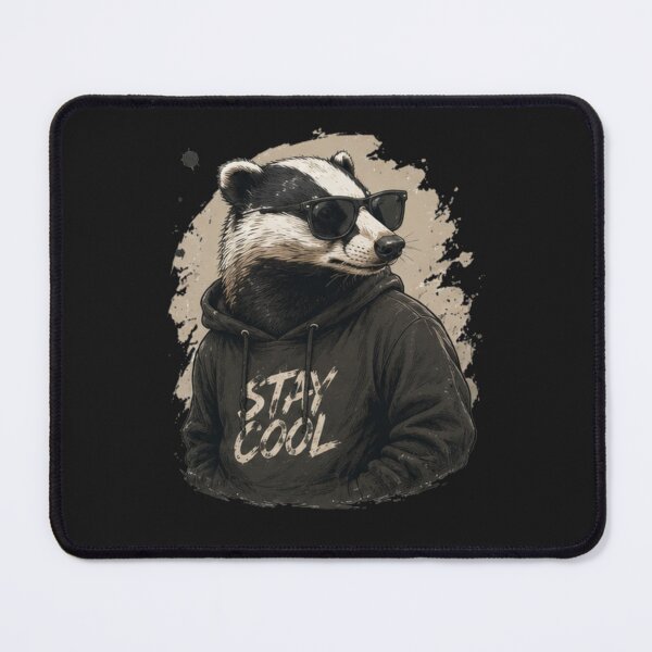 Item preview, Badger Stay Cool Vintage Wild Icon designed and sold by IGArte.