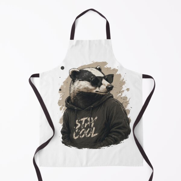 Item preview, Badger Stay Cool Vintage Wild Icon designed and sold by IGArte.