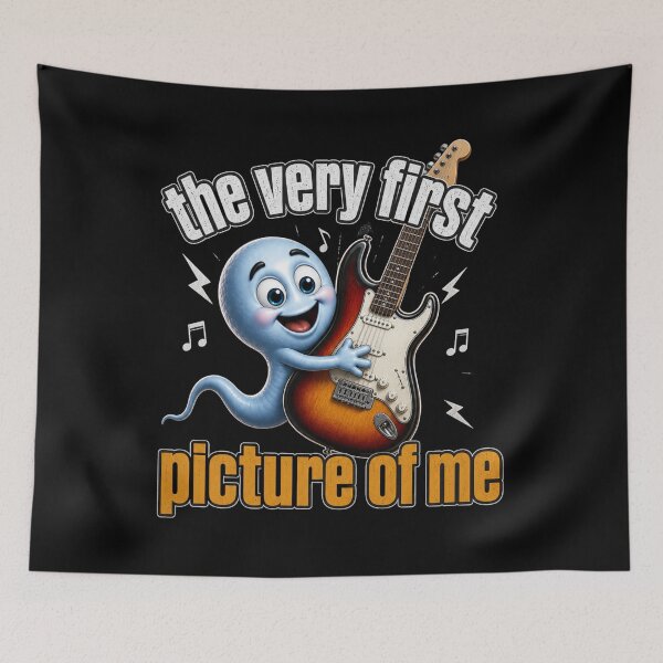 Item preview, The Very First Picture of Me – Funny Guitar Player designed and sold by JansenGS.