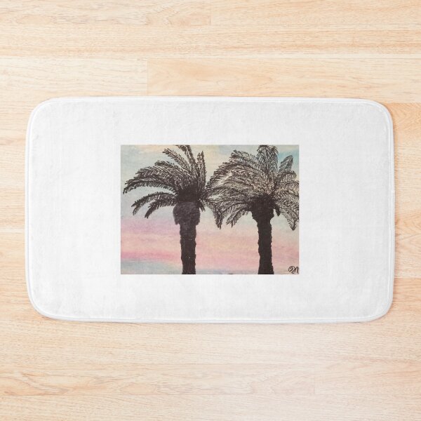 Item preview, Sunset Palms Coastal Painting designed and sold by BirdandaBrush.