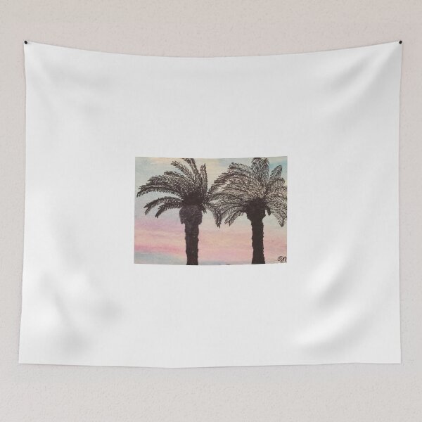 Item preview, Sunset Palms Coastal Painting designed and sold by BirdandaBrush.