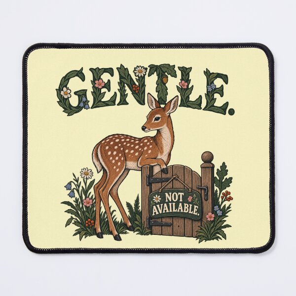 Item preview, Funny Introvert Woodland Fawn Illustration designed and sold by Gentlestate.