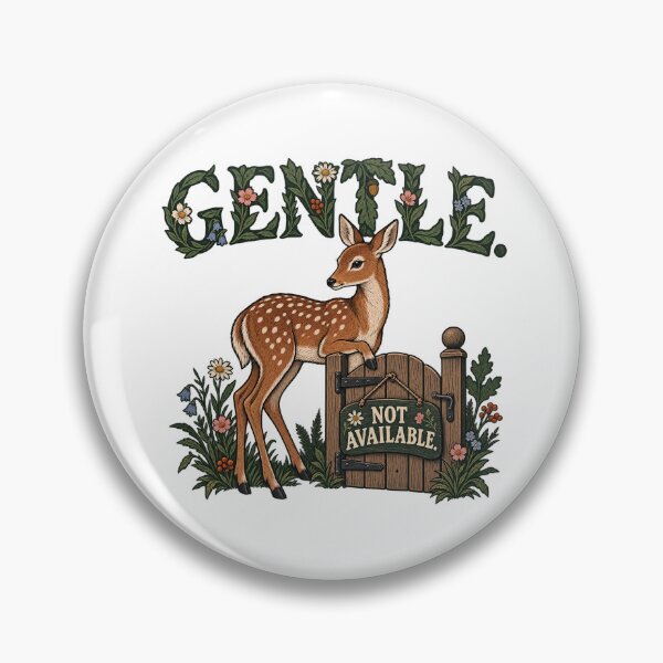 Item preview, Funny Introvert Woodland Fawn Illustration designed and sold by Gentlestate.