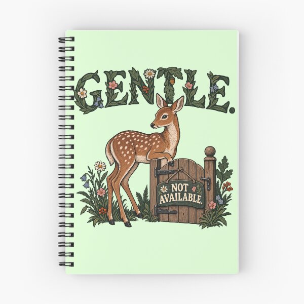 Item preview, Funny Introvert Woodland Fawn Illustration designed and sold by Gentlestate.