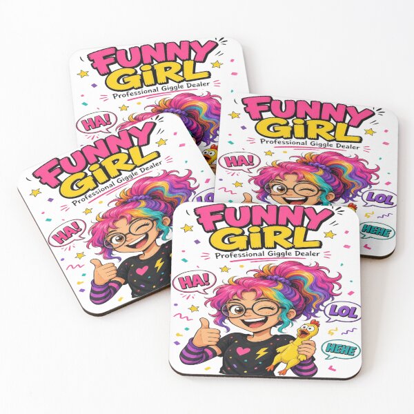 Item preview, Funny Girl Professional Giggle Dealer - Quirky Humor Graphic designed and sold by Sushikidsntoddlers.