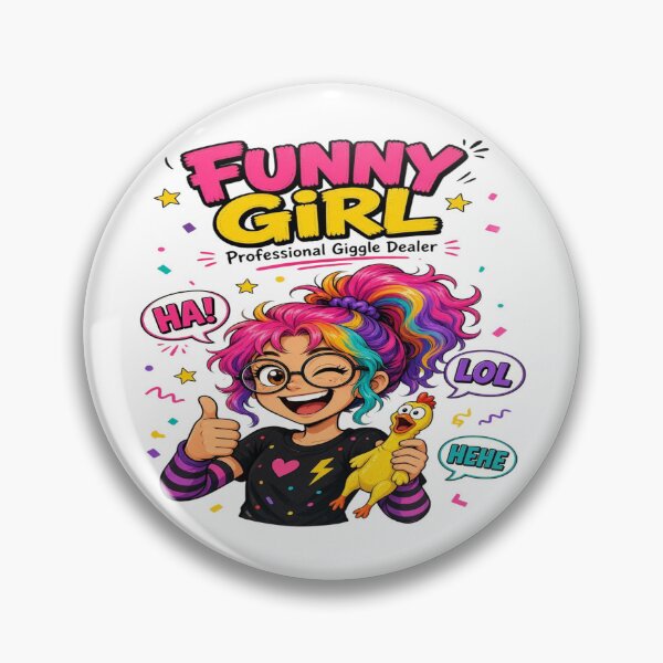 Item preview, Funny Girl Professional Giggle Dealer - Quirky Humor Graphic designed and sold by Sushikidsntoddlers.