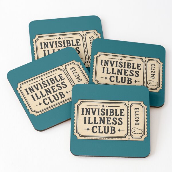 Item preview, Invisible Illness Club Ticket designed and sold by Chronic Illness Awareness Shop.