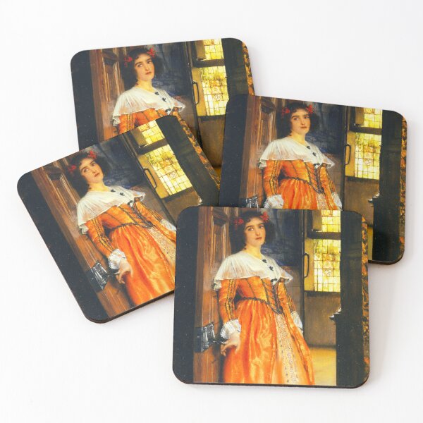 Item preview, At the Doorway by Laura Theresa Alma-Tadema (c. 1898)  designed and sold by Vernissage-dart.