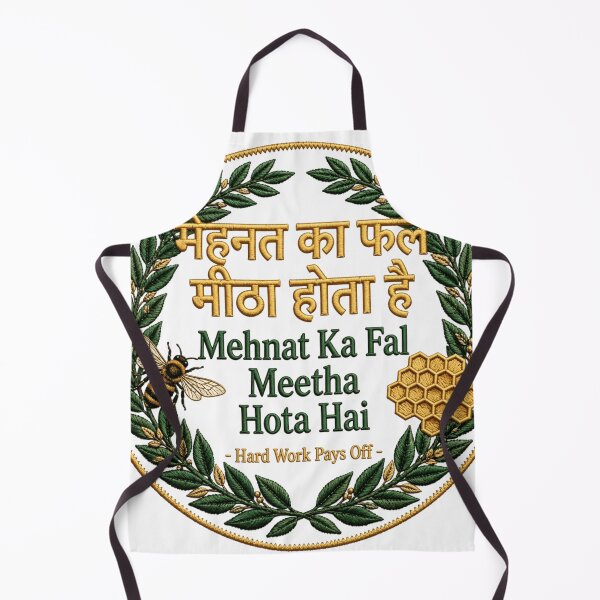 Item preview, Mehnat Ka Fal Meetha Hota Hai - Hindi Hard Work Quote - Honey Bee Motivation - Hard Work Pays Off designed and sold by prithvi chand.