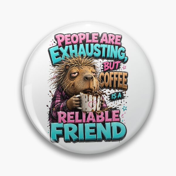 Item preview, People Are Exhausting But Coffee Is A Reliable Friend designed and sold by Sovereign Supply Co..