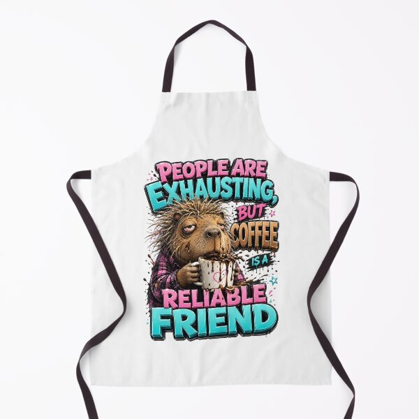 Item preview, People Are Exhausting But Coffee Is A Reliable Friend designed and sold by Sovereign Supply Co..