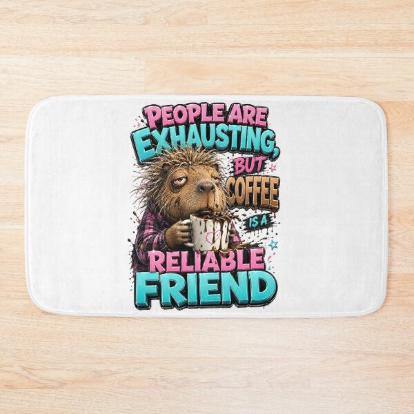 Item preview, People Are Exhausting But Coffee Is A Reliable Friend designed and sold by Sovereign Supply Co..
