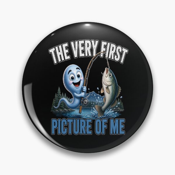 Item preview, The Very First Picture of Me – Funny Lake Fishing Angler designed and sold by JansenGS.