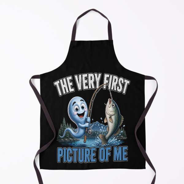 Item preview, The Very First Picture of Me – Funny Lake Fishing Angler designed and sold by JansenGS.