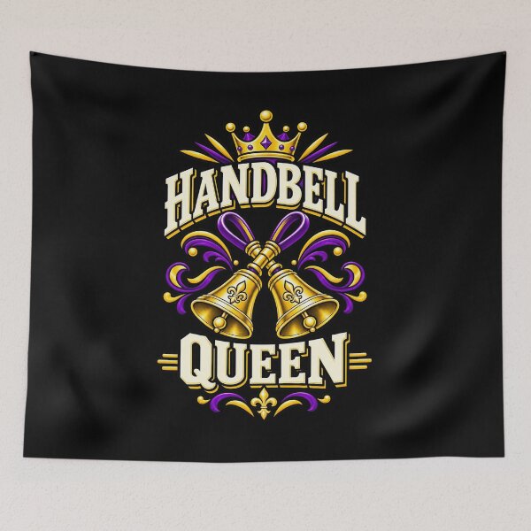 Item preview, Handbell Queen Crossed Bells for Bell Choir Ringers designed and sold by SubtleSplit.