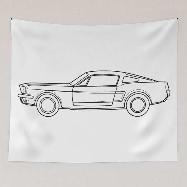 Item preview, Mustang Classic designed and sold by Nagikseyanart.