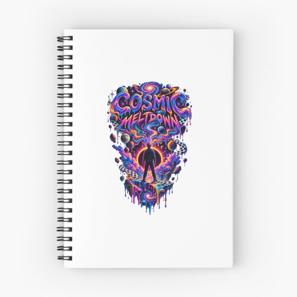 Item preview, Cosmic Meltdown Psychedelic Cosmic Surreal T-Shirt designed and sold by Bathu Designs.