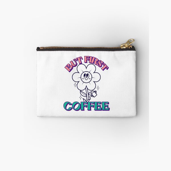 Item preview,  But First Coffee - Retro Flower Character designed and sold by chatzous.