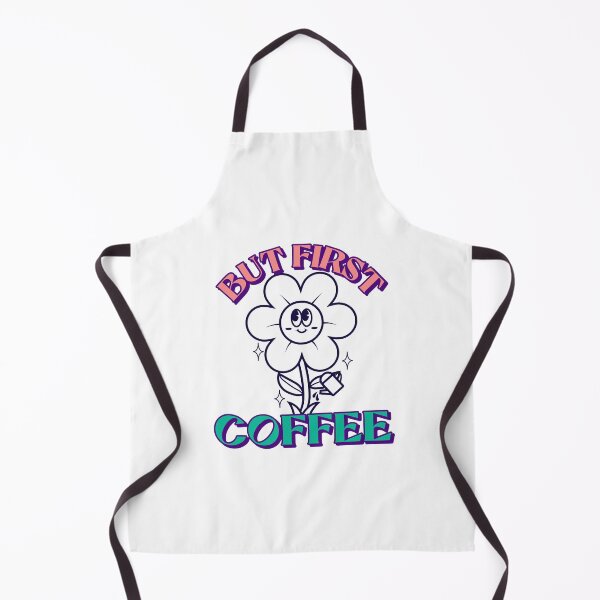 Item preview, But First Coffee - Retro Flower Character designed and sold by chatzous.