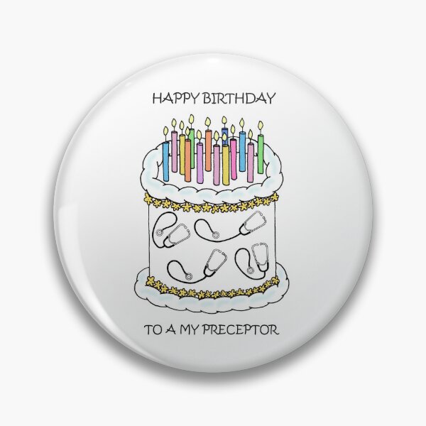 Item preview, Happy Birthday Nurse Preceptor Cake and Candles designed and sold by KateTaylor.