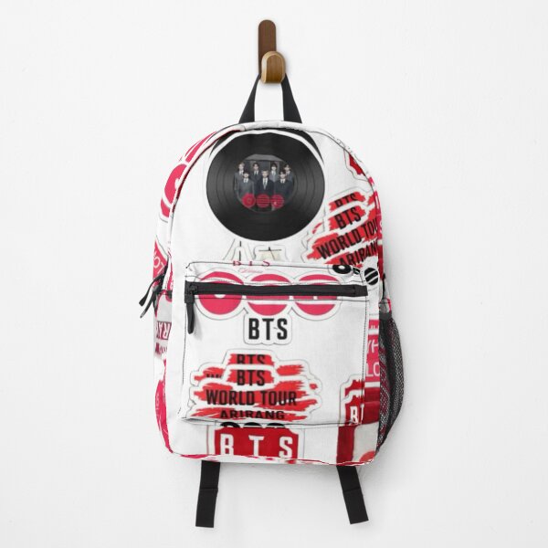 Item preview, BTS World Tour Arirang 2026 Red Aesthetic Sticker Sheet designed and sold by Mooncreates7.