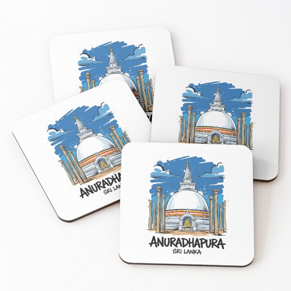 Item preview, Anuradhapura Ancient Stupa Sri Lanka Travel Art designed and sold by Merch by Das Design Studio.