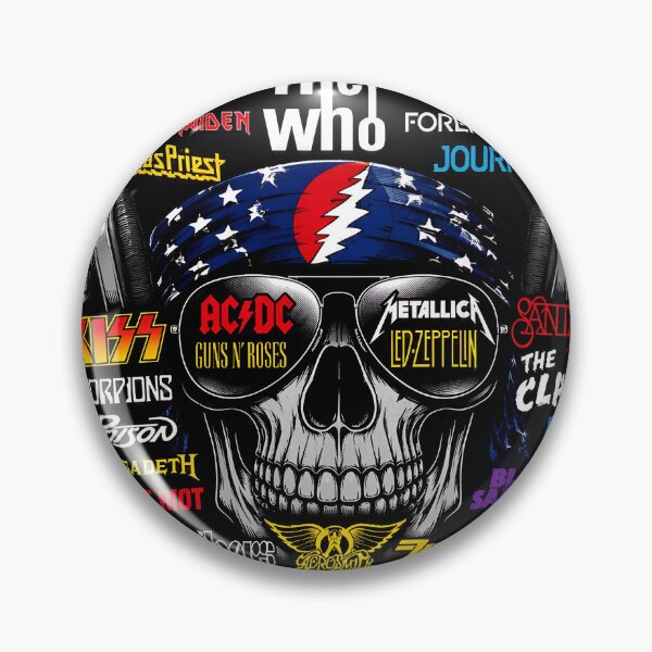 Item preview, Classic Rock Legends Skull Headphones designed and sold by cassie996.
