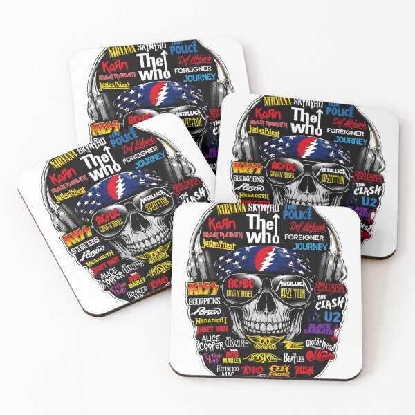 Item preview, Classic Rock Legends Skull Headphones designed and sold by cassie996.