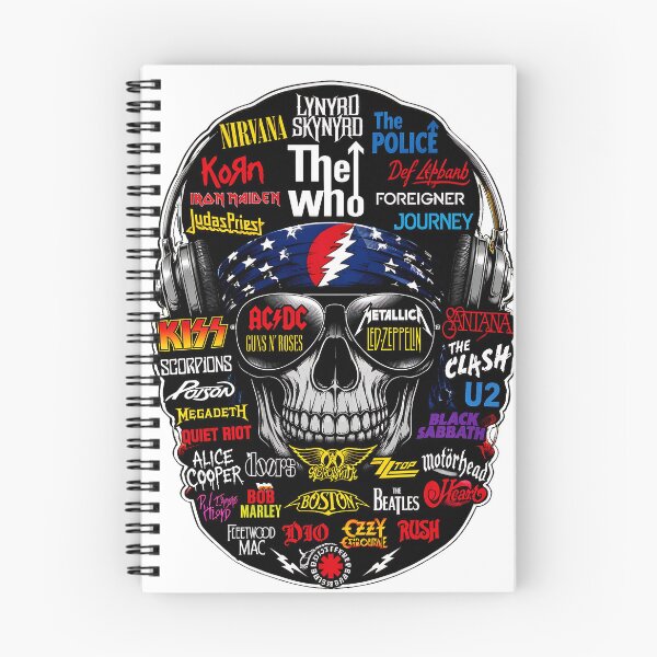 Item preview, Classic Rock Legends Skull Headphones designed and sold by cassie996.