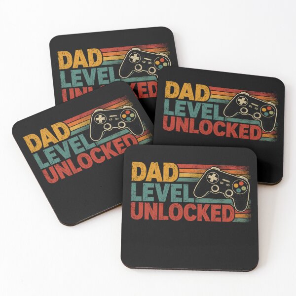 Item preview, Retro Dad Level Unlocked Gamer Father Gift designed and sold by Moizento.