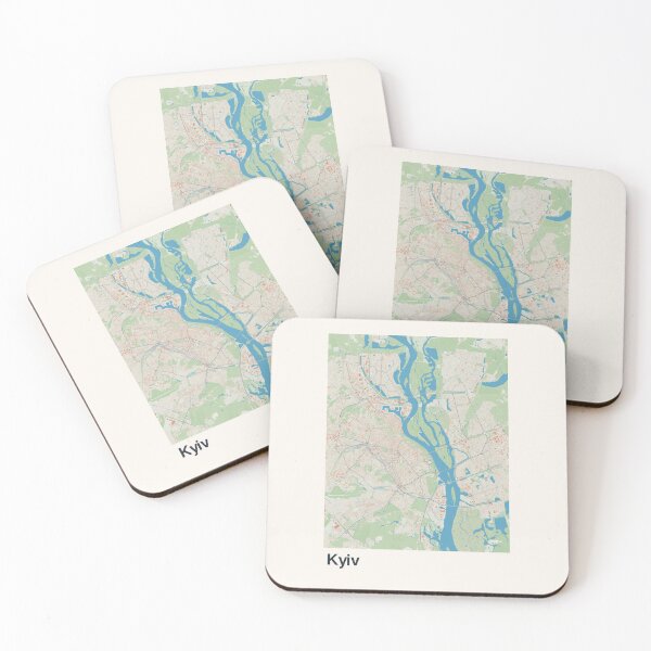 Item preview, Kyiv Minimalistic Map Art designed and sold by MapsNerd.