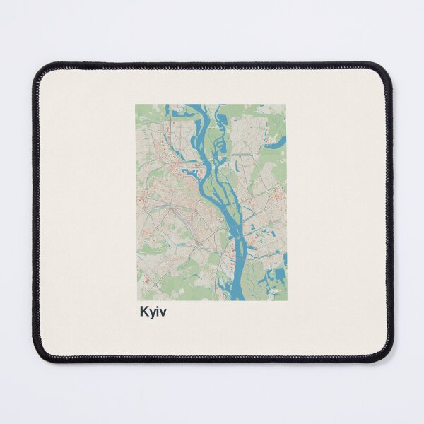 Item preview, Kyiv Minimalistic Map Art designed and sold by MapsNerd.