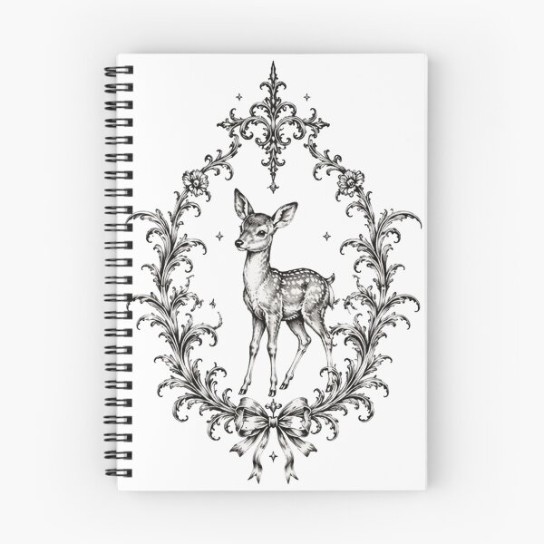 Item preview, Vintage Deer Botanical Frame - Woodland Fawn designed and sold by Luxnox.