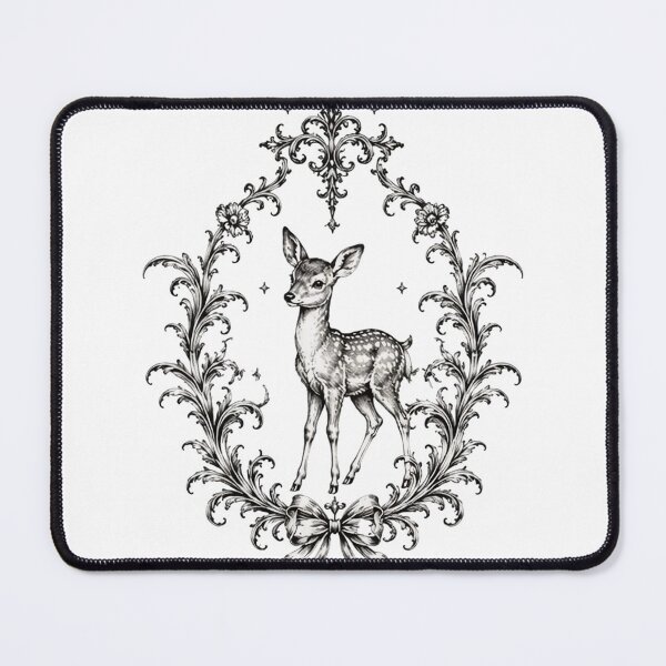 Item preview, Vintage Deer Botanical Frame - Woodland Fawn designed and sold by Luxnox.