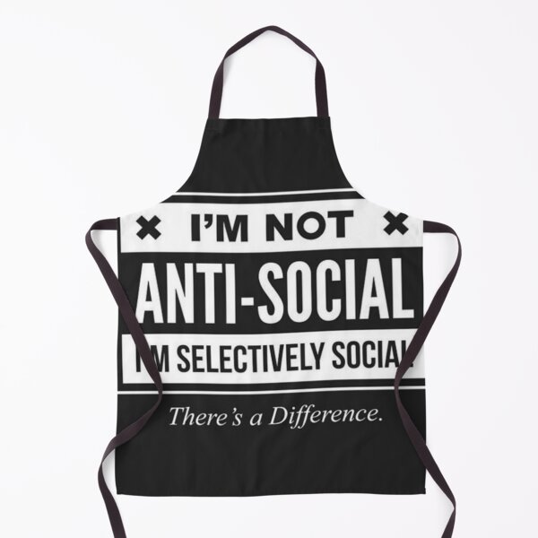 Item preview, im not anti social im selectively social / old t-shirt / creative / street / designed and sold by Creative T-shirts.