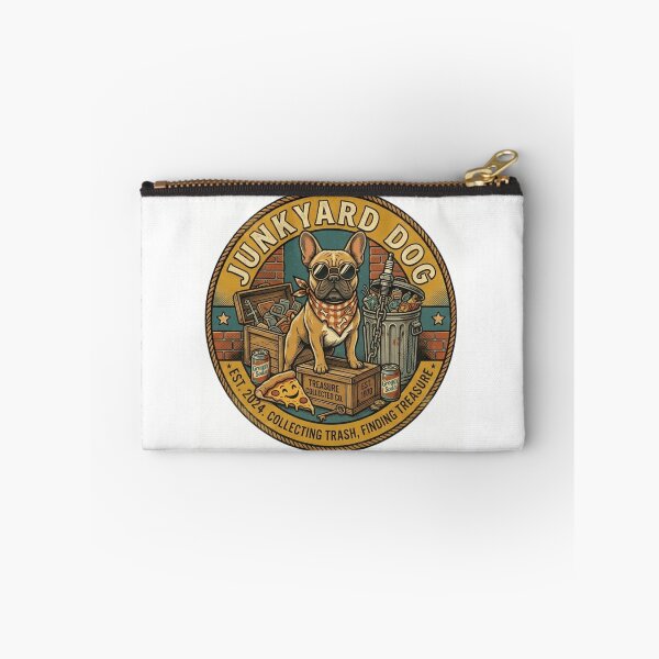 Item preview, Junkyard Dog French Bulldog Retro Vintage Badge designed and sold by lovepower.