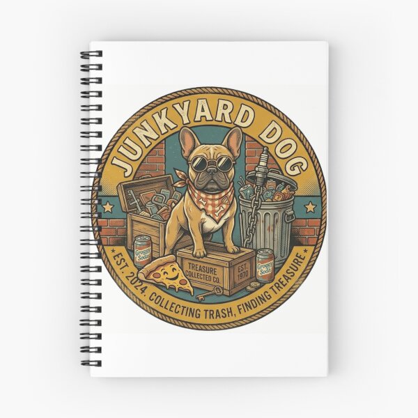 Item preview, Junkyard Dog French Bulldog Retro Vintage Badge designed and sold by lovepower.