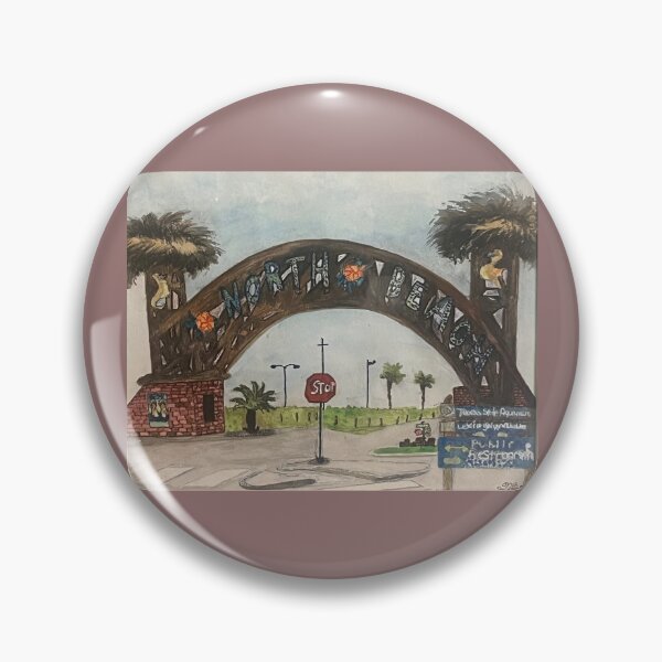 Item preview, North Beach Corpus Christi Texas  designed and sold by BirdandaBrush.