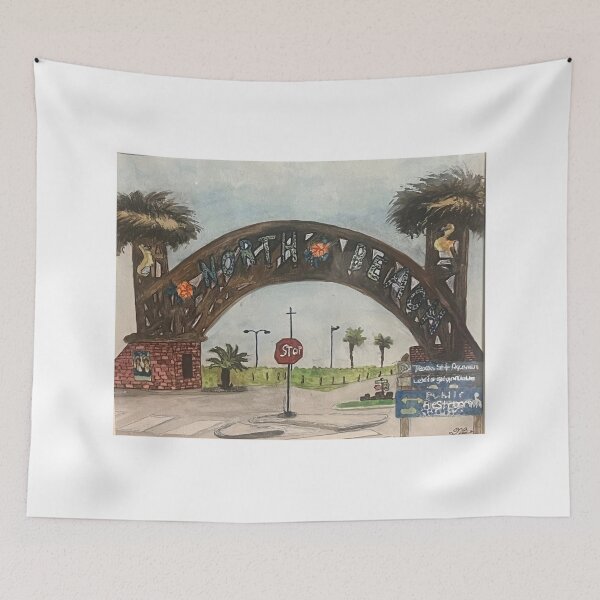 Item preview, North Beach Corpus Christi Texas  designed and sold by BirdandaBrush.